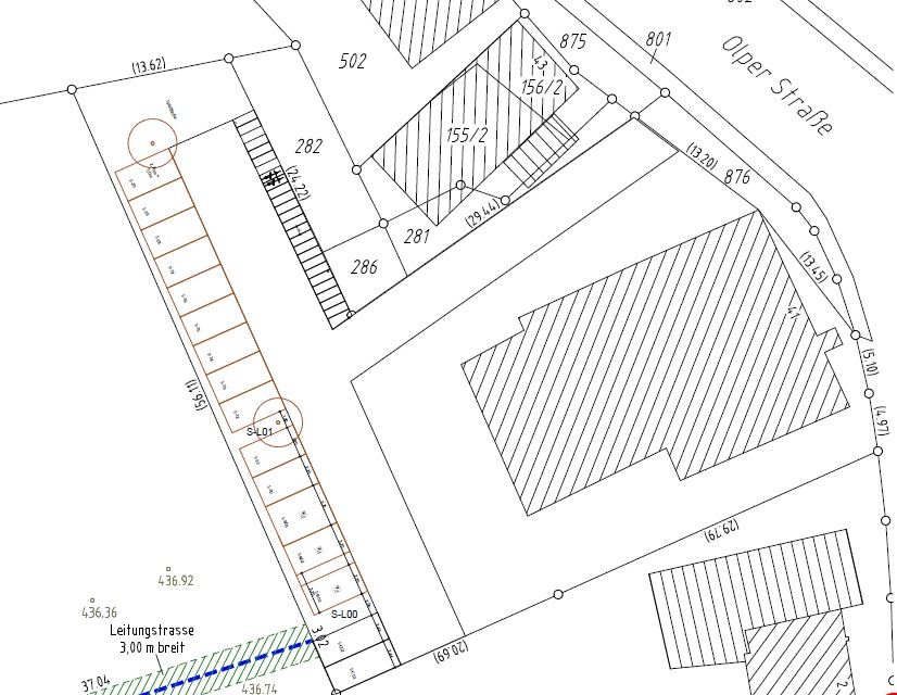 Kirchhundem-Rahrbach: Außenstellplätze für Auto, Boot, Wohnwagen etc. zu vermieten