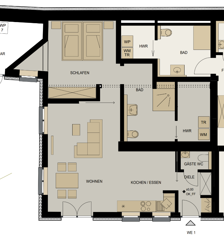 Rahrbach: Neubau-Wohnung INKL. Nebenkosten provisionsfrei ab 1.3.26 zu vermieten